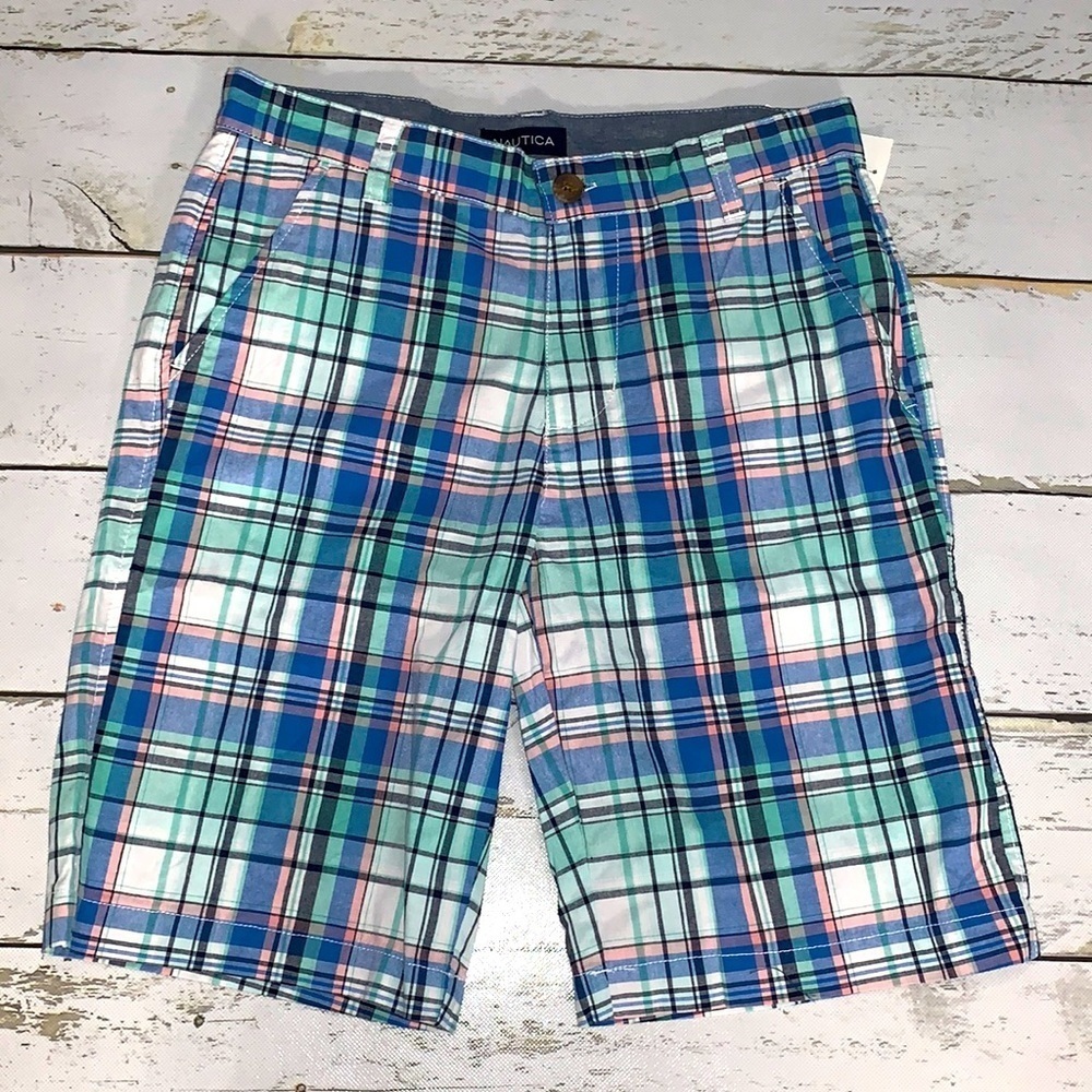 Nautica Boy’s Plaid Shorts New